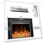 Electric Fireplace Insert with Metal Trim Kit — Electric Heating Solutions, Kentsky