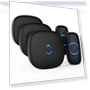 Wireless Doorbell with 3 Receivers 2 Push Buttons — Kits, SECRUI