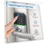 Keypad Smart Door Lock with Handle — Smart Home Security, KUCACCI