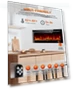 Wall Mounted Electric Fireplace Heater — Electric Heating Solutions, VISVEIL