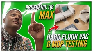 It Cleans Spills! Proscenic Q8 Max Vacuum and Mop System
