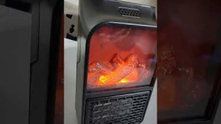 Smart Flame Heater | Portable Room Heater with Remote #shorts