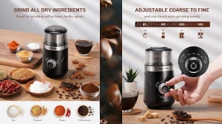 SHARDOR Adjustable Coffee Grinder Electric