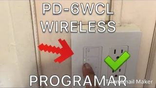 LUTRON CASETA 3 VÍAS PD-6WCL LED DIMMER PROGRAMACIÓN INALÁMBRICA CON PICO REMOTE