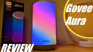 REVIEW: Govee Aura Smart LED Table Lamp - Best Mood Lamp! WiFi, RGBIC (Multi Color)