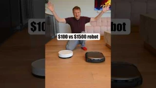 $100 vs $1500 robot vacuum! #robotvacuum #eufy #vacuum