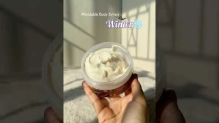 Top 5 Affordable Body Butters For Winter ✨🫶🏻 #shorts #skincare