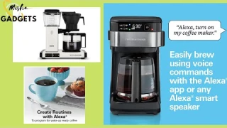 REVIEW Hamilton Beach Works with Alexa Smart 49350,Moccamaster 53933 KBGV Select10-Cup Coffee Maker