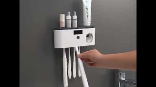 Uv Sterilization Toothbrush Holder Usb Charge Smart Sterilizer Toothbrush Storage Rack Automatic Too