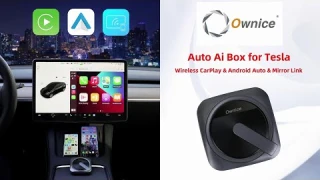 Ownice T-Box wireless CarPlay Android Auto for Tesla Model 3/Y/X/S S3XY