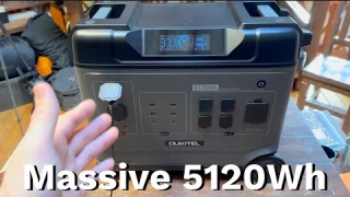 The Best Large Power Station for CHEAP! OUKITEL P5000 Solar Generator and PV400 Solar Panel Review