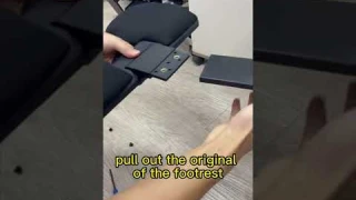 Replacing the Newtral chair footrest video