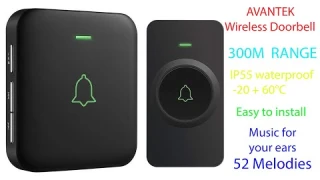 AVANTEK Waterproof Wireless Doorbell FULL REVIEW