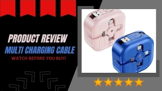 Product Review: Multi Charging Cable 4.5A [4Ft/2Pack] Multi Fast Charging Cord Retractable