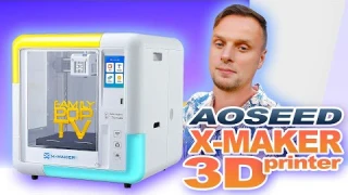 AOSEED X-MAKER 3D Printer: The Complete Review & Test // Best 3D Printer for Beginners?