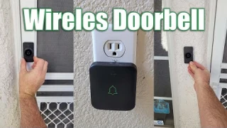 AVANTEK Wireless Doorbell, Mini Waterproof Door Chime Kit