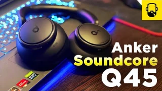 Anker Soundcore Space Q45 - Топовые полноразмерные беспроводные наушники с активным шумоподавлением