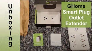 GHome Smart Plug Outlet Extender Unboxing and First Impressions