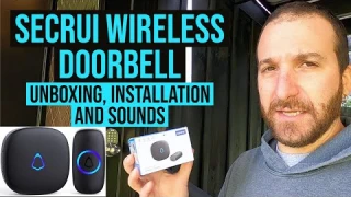 SECRUI Wireless Doorbell! Unboxing, Installation and 58 Sounds!