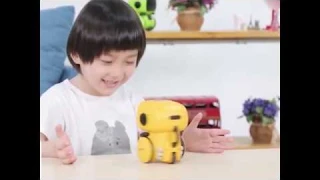 Voice Control Touch Sensing Smart Robot Educational Toy   BRIGHT YELLOW