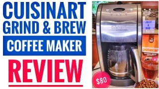 REVIEW CUISINART DGB-550BKP1 Grind & Brew 12 Cup Coffee Maker
