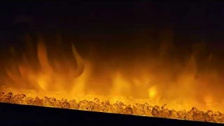 Dimplex Multi-fire Slim electric fireplace flame effect #electricfireplace #electricfire #dimplex