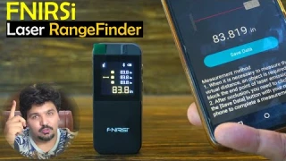 FNIRSI Smart Laser RangerFinder full review and testing in Hindi Urdu, accuracy test, 40 Meters