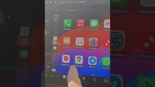 Tesla model Y. Ownice carplay box
