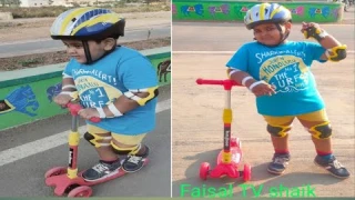 Baybee kick scooter reveiw#Best kids 3wheel scooter with led lights#Review by faisal#(Red color)
