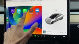 Product show by Customer for Ownice Wireless Tesla Carplay