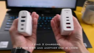 USB C Wall Charger, ITEHIL 100W 4-Port Fast PD Charger, Portable Type C Charger