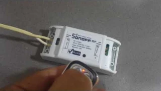 Trying to pair sonoff RF