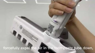 How to install toothpaste on smartSF toothbrush holder