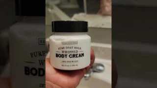 #pure goat milk whipped body cream #youtubeshort