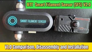 👉 BIGTREETECH BTT Smart Filament Sensor SFS 2.0 Comparison, Disassembly and Installation🔥🔥 #btt