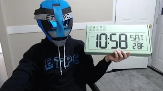XREXS DIGITAL WALL CLOCK WITH TEMP, DATE,  ALARM ETC. UNBOXING AND REVIEW YOUTUBE