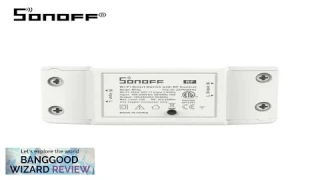 SONOFF RFR2 Upgrated RF 433Mhz+WiFi Wireless Smart Switch for eWelink APP Automation Review