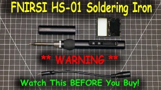 Uni-Byte 0196 - FNIRSI HS 01 ** Warning ** -  Watch this BEFORE You Buy!