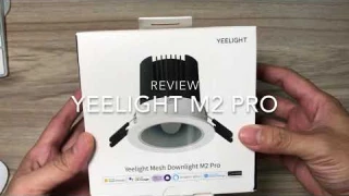 Review đèn Yeelight Downlight M2 Pro 8W YLTSO3YL - đèn ốp trần thông minh với giao thức Bluetooth