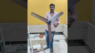Atomberg Renesa 1200mm BLDC Motor 5 Star | Ceiling fan Installation #electricalelectricianwireman