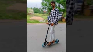 run with my scooter 😃 #bodhgaya #ride #scooter #baybee