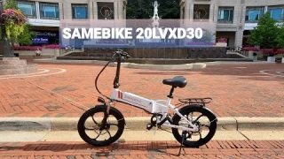 Unboxing and review folding electric bike Samebike 20lvxd30