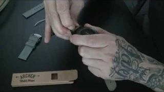 New! Archer Silicone watch Strap review