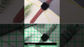 Crazy Horse Saddle Leather Apple Watch Strap    #Shorts