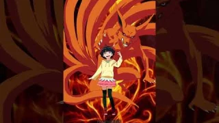 Himawari + Kurama in Fusion Mode  #shorts #naruto #boruto #viral