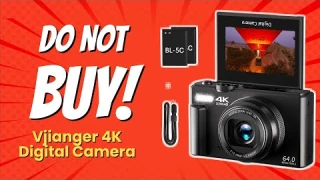 DON'T BUY Vjianger 4K Digital Camera BEFORE WATCHING THIS VIDEO! 😱🚫