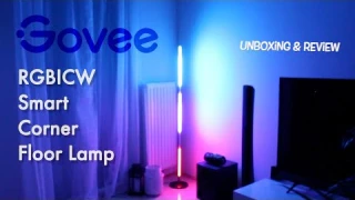 Govee RGBICW Smart Corner Floor Lamp - Unboxing &amp; Review