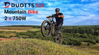 DUOTTS S26 Mountain Bike with 750W Dual Motors (Hill Climbing and Full Review)