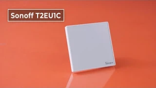 Sonoff T2EU1C —  одноканальный выключатель с радиопультом и управлением по Wi-Fi. Умный дом
