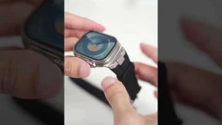 How to test silicone watch band quality?  #watchband #applewatchultra #applewatch